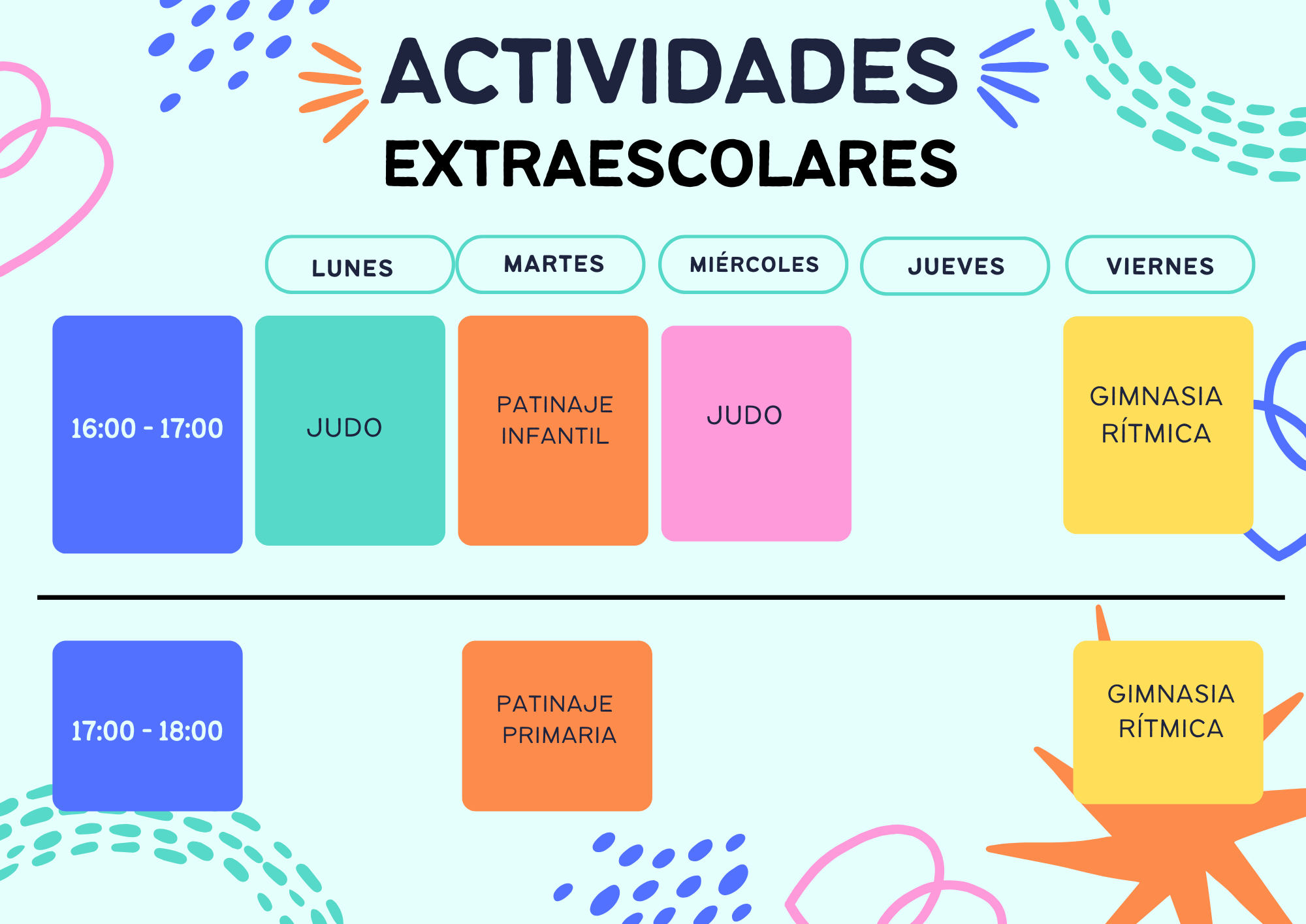 ACTIVIDADES EXTRAESCOLARES 25/26